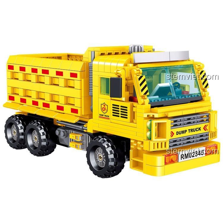 Mô hình Xe Ben Công Trình Zhe Gao QL0234, bộ đồ chơi lắp ghép 755 chi tiết, phù hợp bé trai yêu thích kỹ thuật.