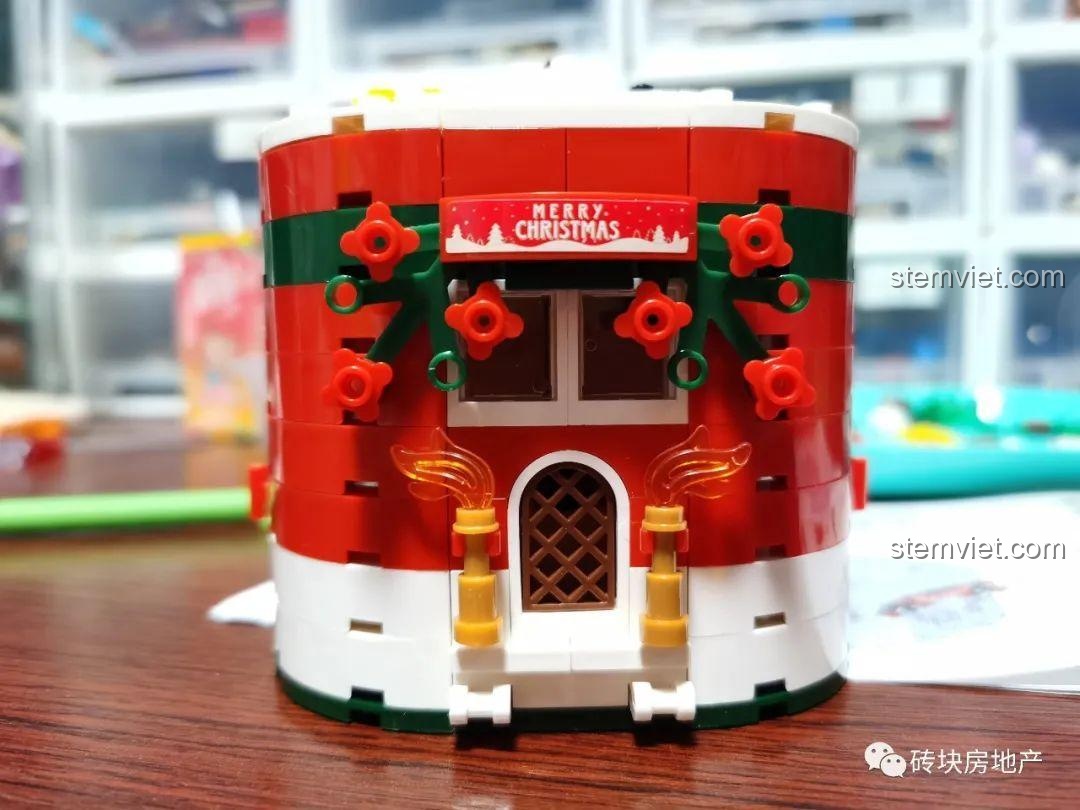 bộ đồ chơi QL 0981, minifigure người tuyết đáng yêu, chi tiết biểu cảm, phù hợp cho cả con trai và con gái 6 tuổi.