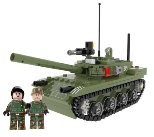 Bộ lắp ghép Xe Tăng Quân Sự Zhe Gao QL910 327 mảnh ghép, kèm 2 lính, đồ chơi lắp ráp cho bé trai 6 tuổi, giá tốt