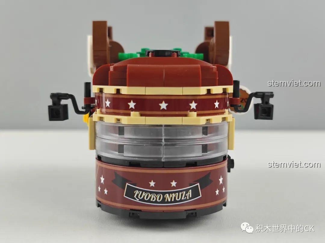 Mô hình hoàn chỉnh Zhe Gao Xe Lòng Bò Đường Phố 01003 nhìn từ phía trước