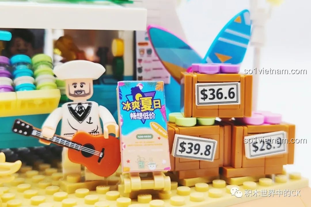 Chi tiết xe kem ZHEGAO 00415, nội thất xe