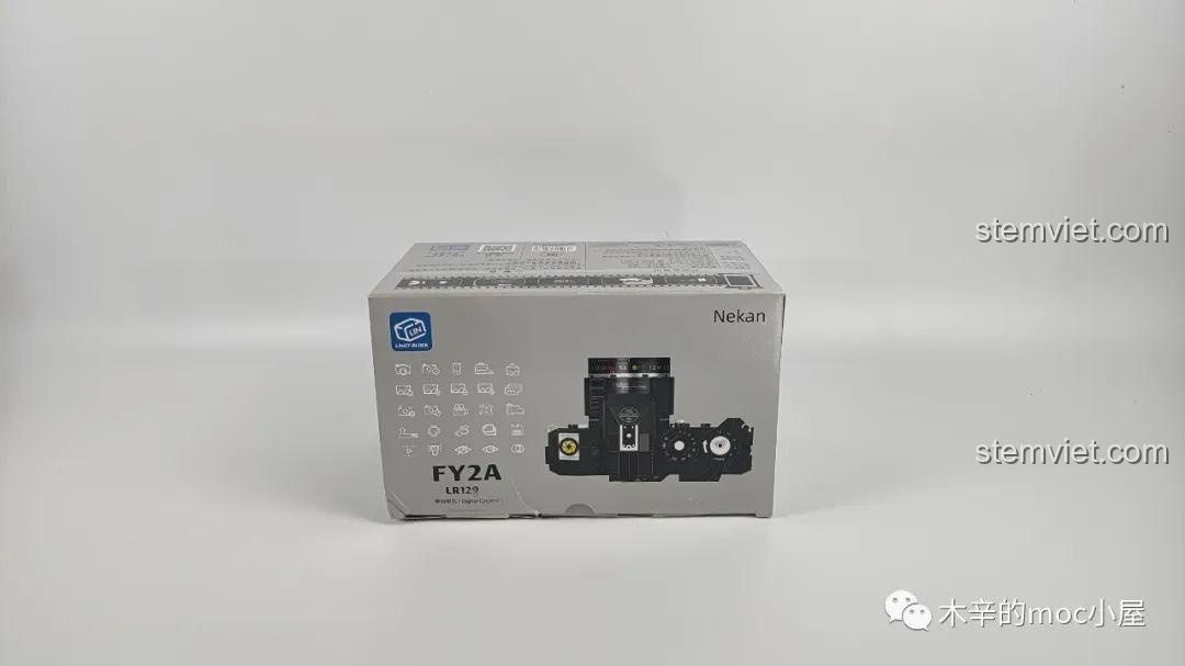 Mặt bên hộp máy ảnh kỹ thuật số Lin07 Block, bộ lắp ghép FY2A, đồ chơi mô hình 844, chất lượng đảm bảo.