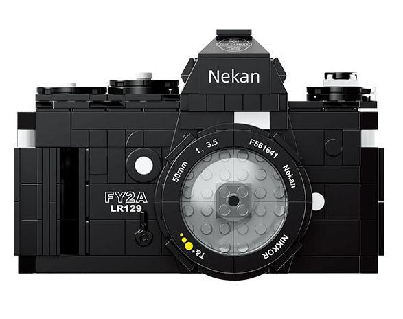 Mô hình máy ảnh kỹ thuật số Nekan FY2A LR129 Zhegao 00844, bộ lắp ghép 627 mảnh, màu đen, dành cho bé trai 6 tuổi, giá tốt.