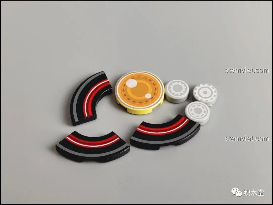 Thông số kỹ thuật trên hộp bộ lắp ghép Zhegao 00907 Máy chiếu phim cổ điển, đồ chơi mô hình 436 mảnh, cho bé 6 tuổi