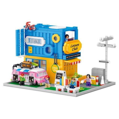 Bộ lắp ghép Zhegao 00970 Câu lạc bộ giải trí, đồ chơi mô hình khu vui chơi giải trí cho bé trai và bé gái 6 tuổi, giá tốt.