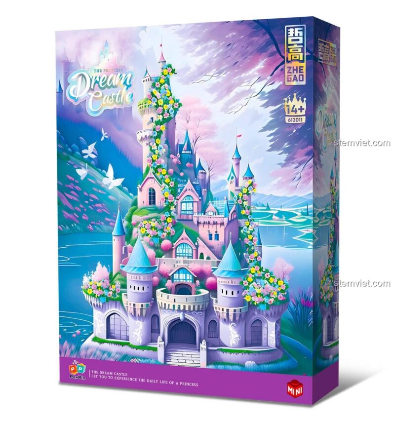 Lắp ráp Lâu đài Disney ZHEGAO 612011, một trải nghiệm xây dựng tuyệt vời.