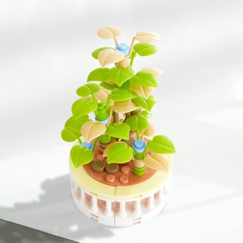 bộ lắp ghép Hoa thủy sinh ZHEGAO DS1015, mô hình cây cảnh tươi mát, đồ chơi lắp ráp cho bé 8 tuổi, giá tốt