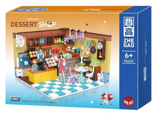 Hộp sản phẩm bộ lắp ghép Tiệm Bánh Ngọt ZHEGAO DZ6026