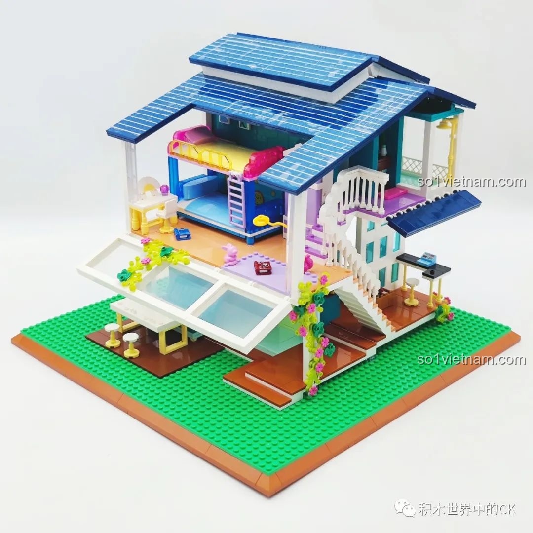 Lắp ráp khu vực sân vườn ZHEGAO DZ6110 Biệt thự Ánh Dương