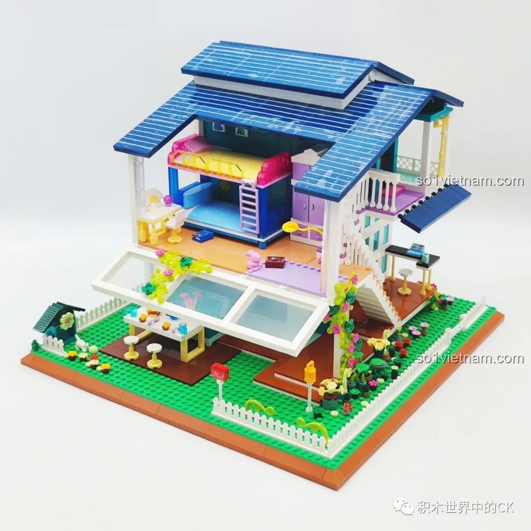 Chi tiết giàn hoa leo ZHEGAO DZ6110 Biệt thự Ánh Dương