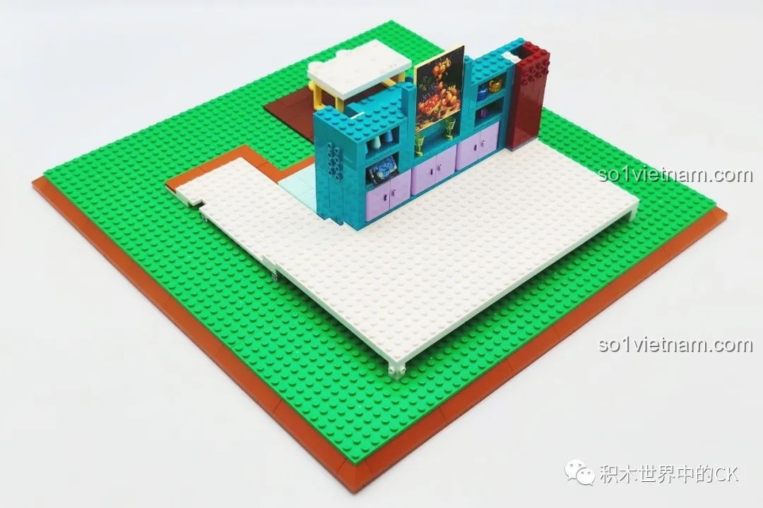 Giai đoạn đầu lắp ráp tầng 1 ZHEGAO DZ6110 Biệt thự Ánh Dương