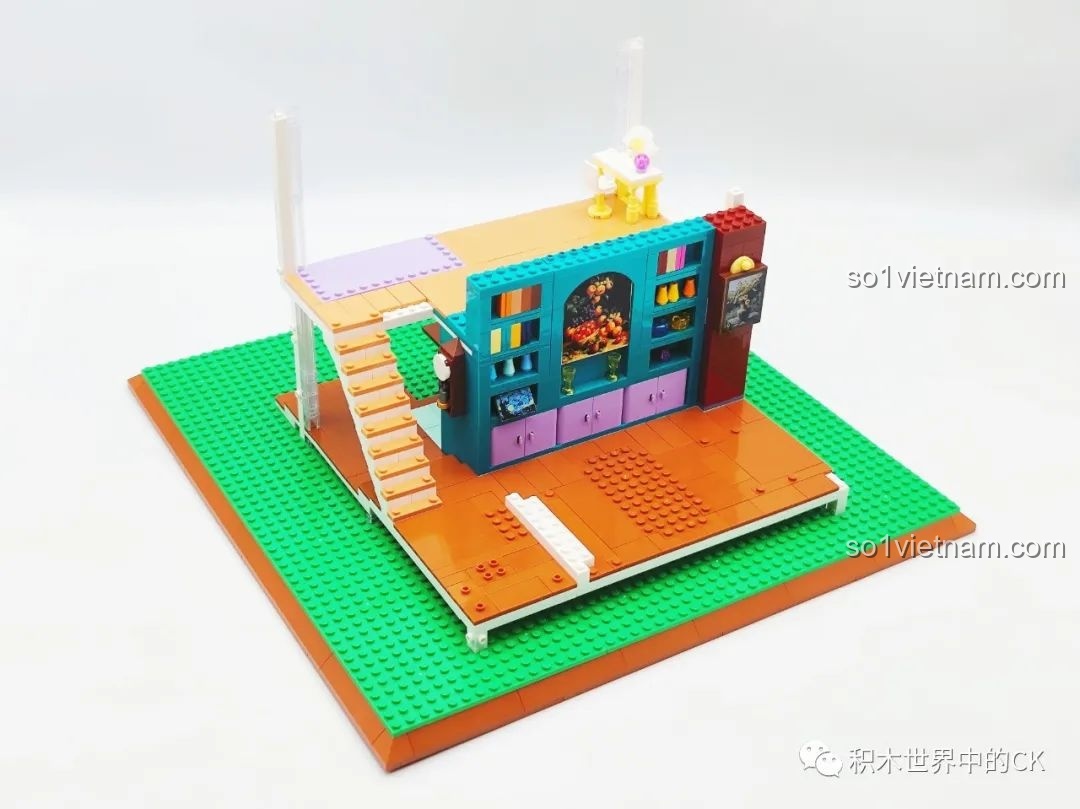 Lắp ráp khu vực phòng khách tầng 1 ZHEGAO DZ6110 Biệt thự Ánh Dương