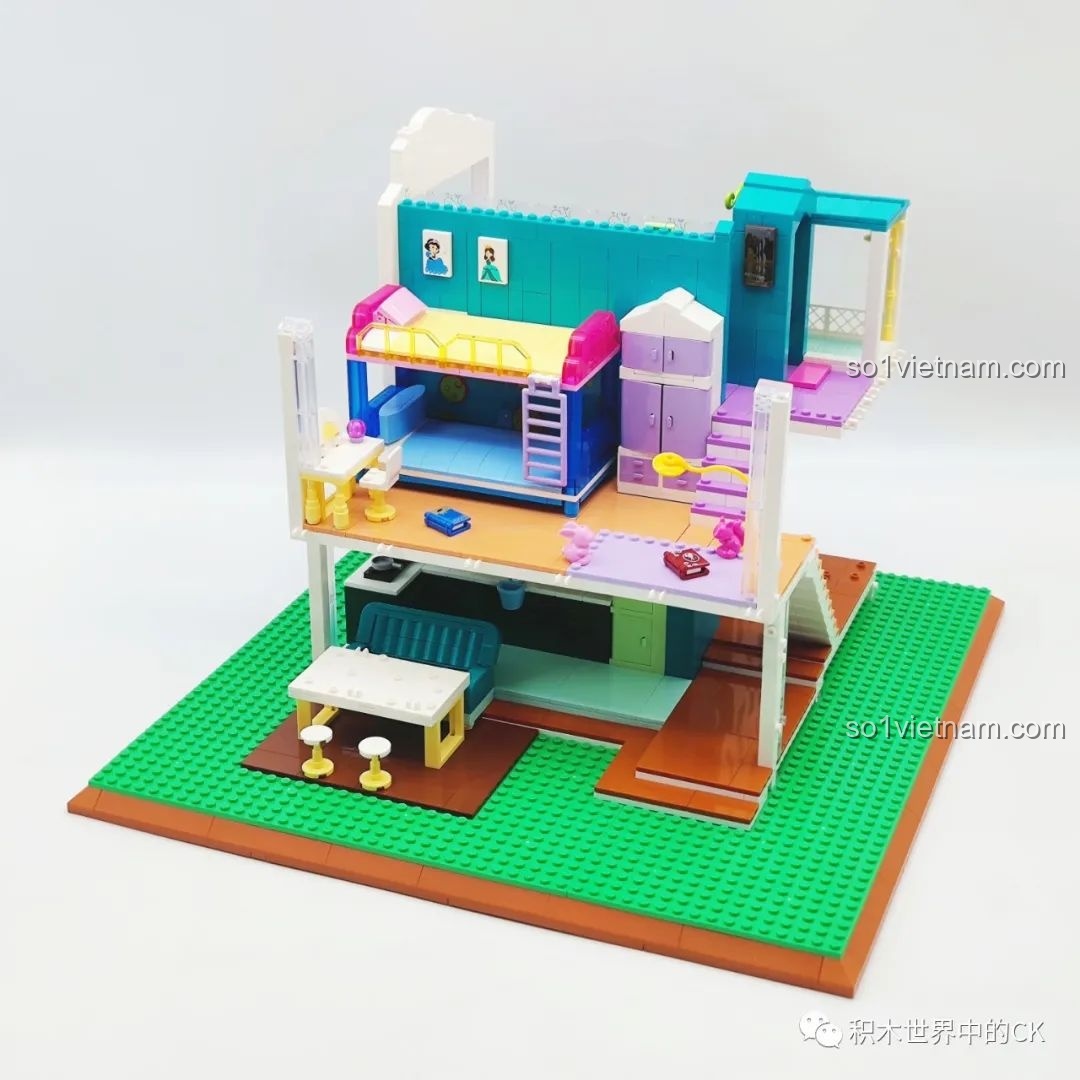 Bắt đầu lắp ráp tầng 3 ZHEGAO DZ6110 Biệt thự Ánh Dương