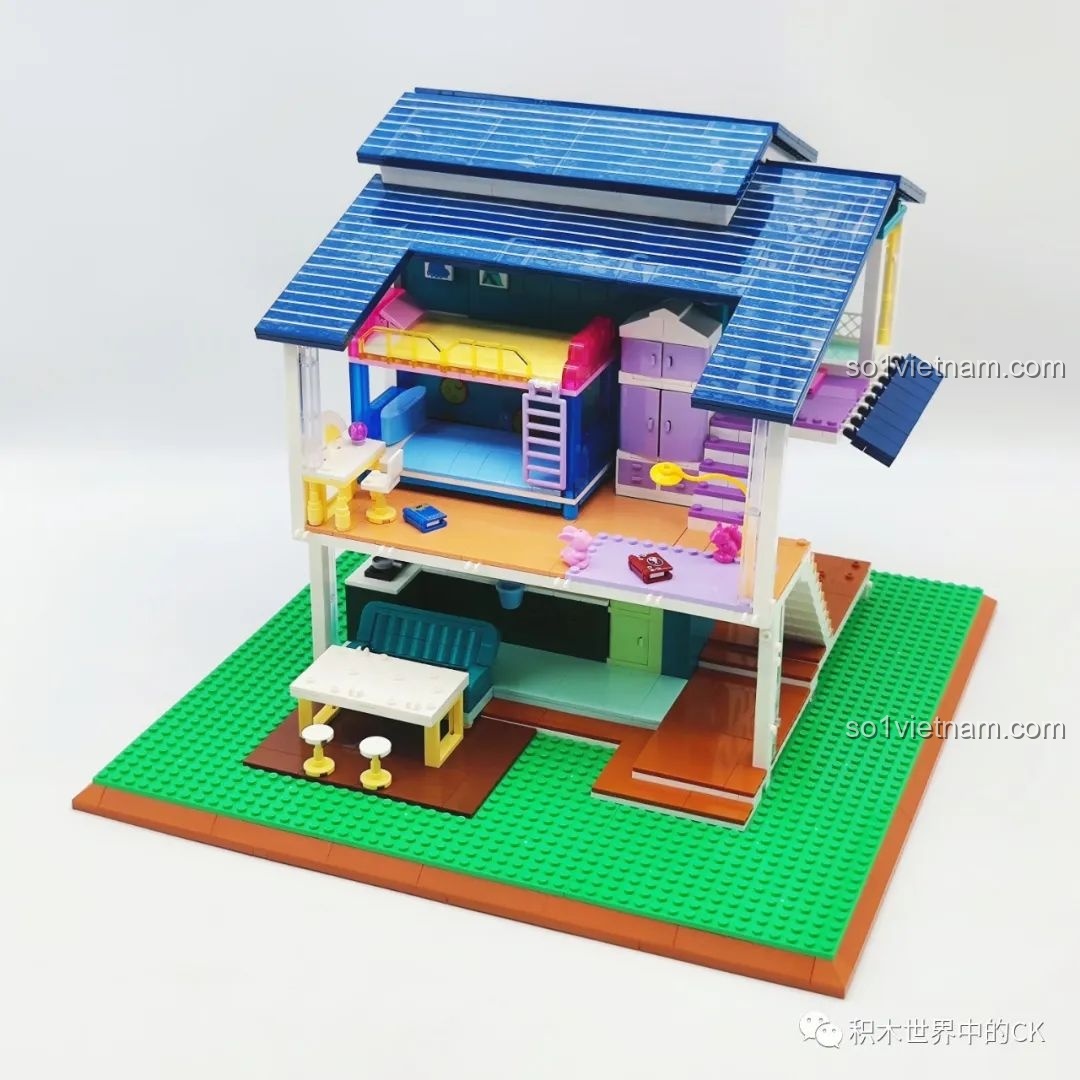 Hoàn thiện mái nhà ZHEGAO DZ6110 Biệt thự Ánh Dương