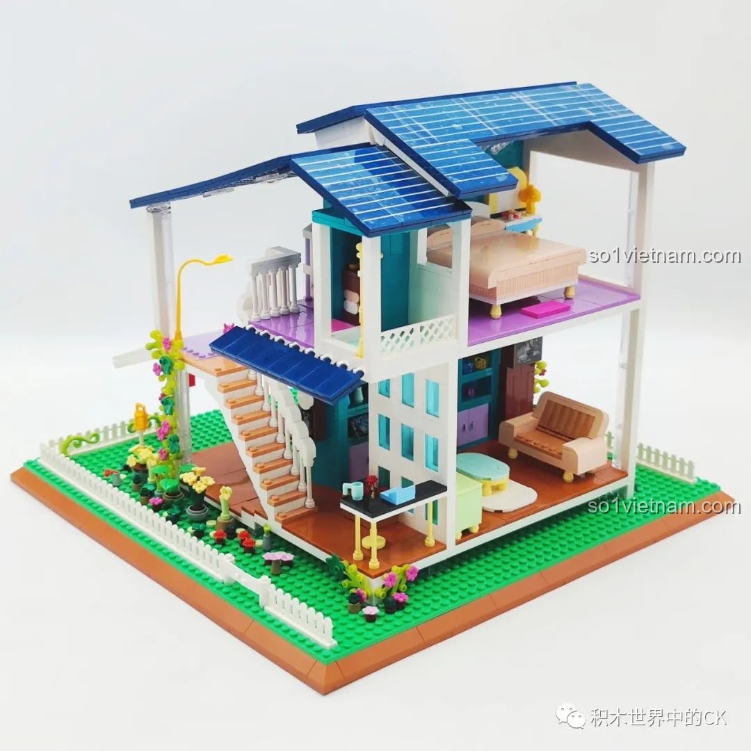 4 minifigures đi kèm ZHEGAO DZ6110 Biệt thự Ánh Dương