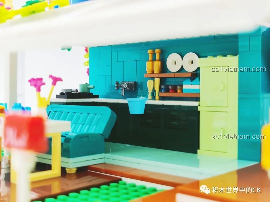 Chi tiết khu vực bàn ăn ZHEGAO DZ6110 Biệt thự Ánh Dương