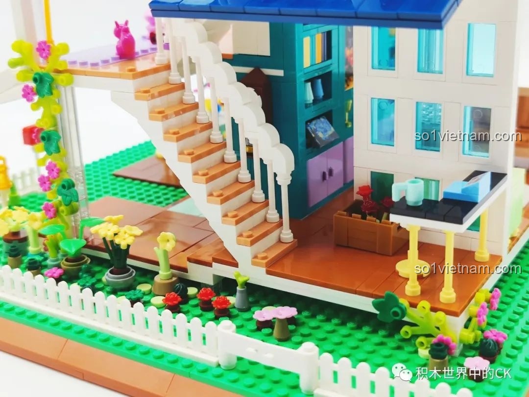 Chi tiết cầu thang ZHEGAO DZ6110 Biệt thự Ánh Dương