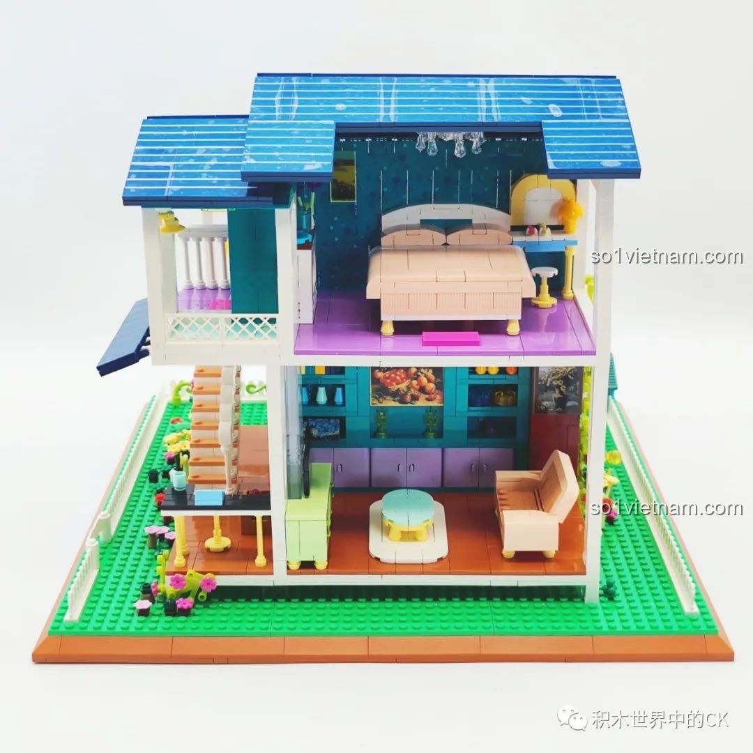 Tổng quan thành phẩm ZHEGAO DZ6110 Biệt thự Ánh Dương