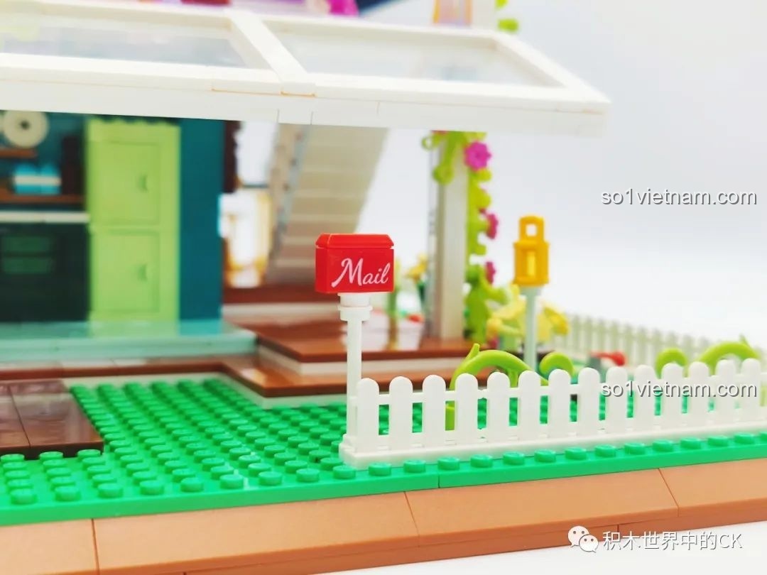 Thành phẩm ZHEGAO DZ6110 Biệt thự Ánh Dương nhìn từ trên cao