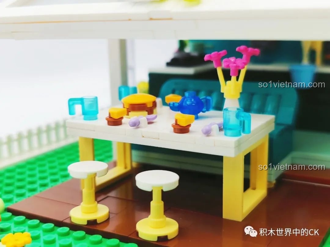 Thành phẩm ZHEGAO DZ6110 Biệt thự Ánh Dương với khu vườn