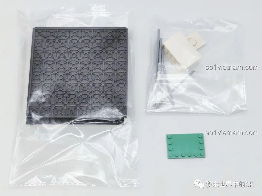 Các mảnh ghép lớn như đế và các khối xây dựng cơ bản của ZHEGAO DZ6113 Khách sạn Cà phê.