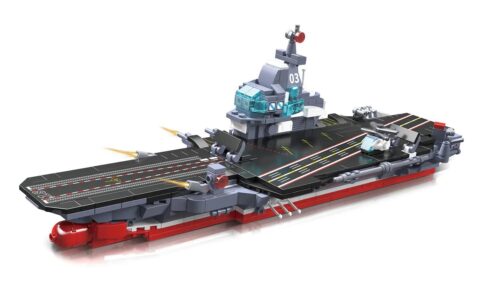 Bộ lắp ghép Tàu sân bay Phúc Kiến ZHEGAO GZ5007, đồ chơi mô hình quân sự cho bé trai 6 tuổi giá rẻ.