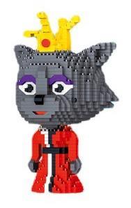 Hộp sản phẩm bộ lắp ghép Zhegao 8178 Vợ của Sói Xám, quà tặng sáng tạo cho bé gái.