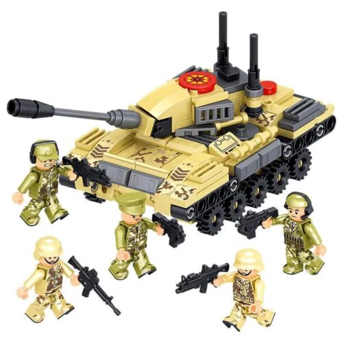 ZHEGAO QL0179 Xe Tăng Bọc Thép Lắp Ráp 8 Kiểu, Mô Hình Xe Tăng Quân Sự, Đồ Chơi Xây Dựng Cho Bé Trai 6 Tuổi