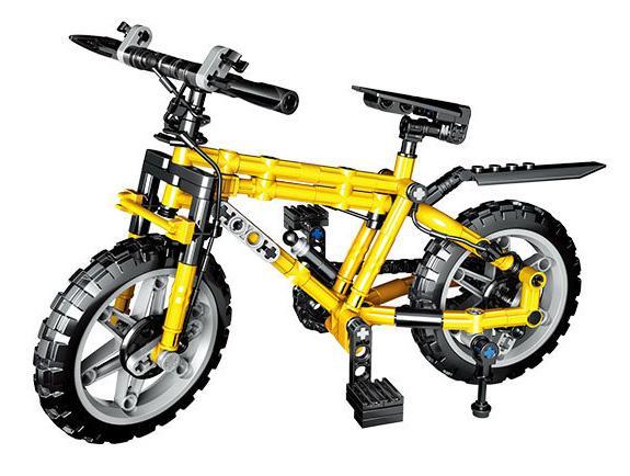 bộ lắp ráp Xe Đạp Đua Technic ZHEGAO QL0442 màu vàng đen, đồ chơi mô hình Xe Đạp Thể Thao chất lượng cao cho bé trai 6 tuổi giá tốt