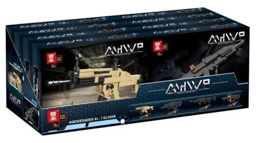 Bộ lắp ghép Súng SCAR-L Zhegao QL0449, đồ chơi mô hình súng mini 4 kiểu, phù hợp cho con trai 6 tuổi, giá tốt