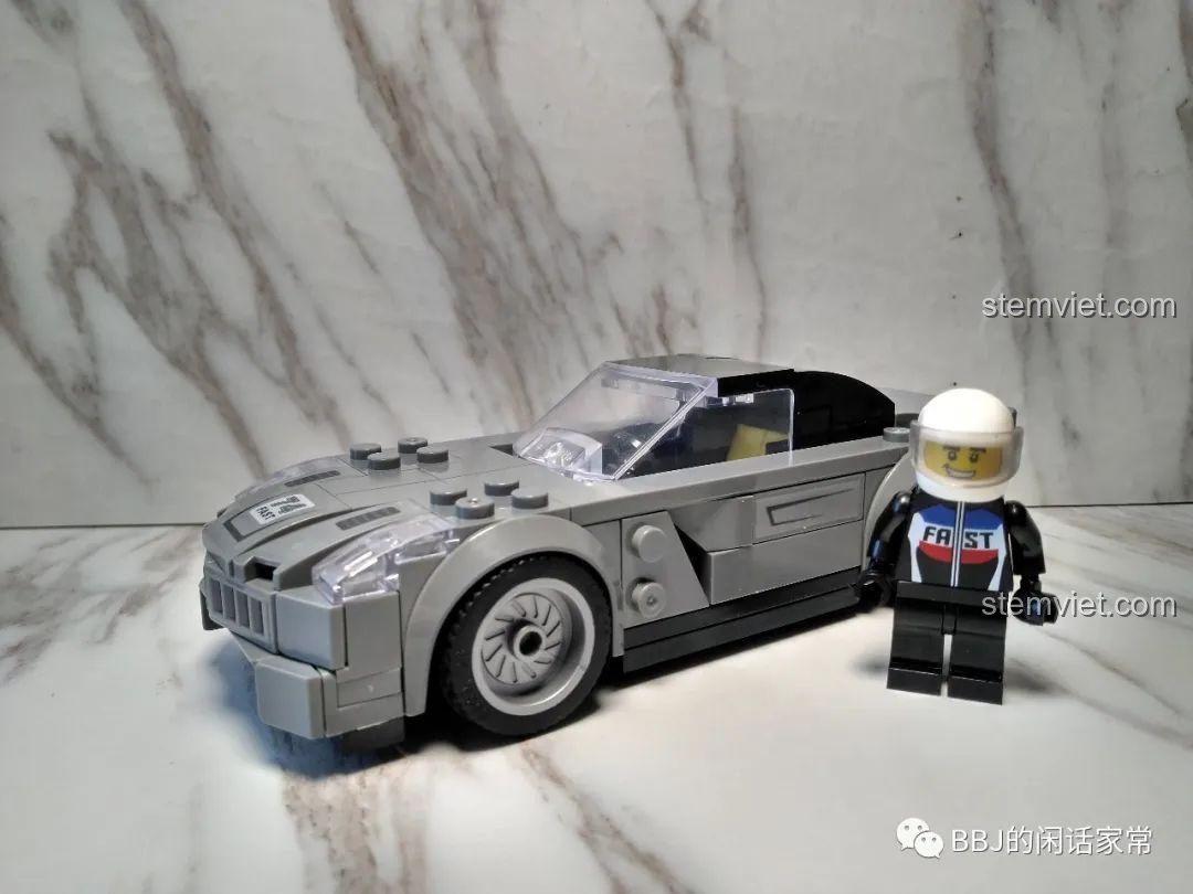 Hai chế độ lắp ráp: xe đua F1 và xe thể thao của bộ lắp ráp Zhegao QL0714 Xe Đua Biến Hình Armour Racing cùng minifigure, đồ chơi mô hình xe đua cho bé trai 6 tuổi, giá hời