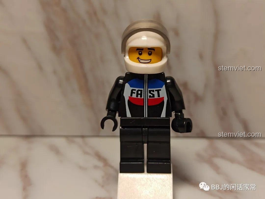 Minifigure tay đua của bộ lắp ráp Zhegao QL0714 Xe Đua Biến Hình Armour Racing, đồ chơi lắp ghép xe đua F1 cho bé trai 6 tuổi, tương thích LEGO®