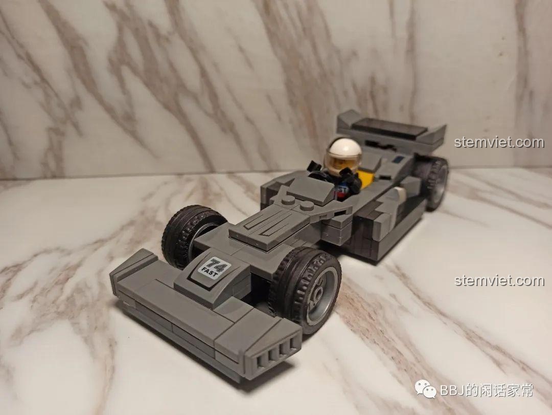 Mô hình xe đua F1 và minifigure từ bộ lắp ráp Zhegao QL0714 Xe Đua Biến Hình Armour Racing, đồ chơi lắp ghép xe đua tốc độ cho bé trai 6 tuổi, giá rẻ