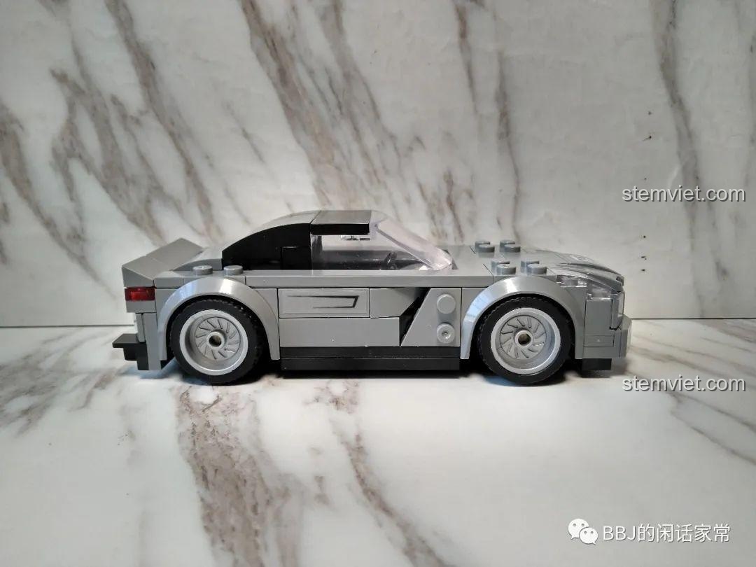 Mô hình xe thể thao và minifigure từ bộ lắp ráp Zhegao QL0714 Xe Đua Biến Hình Armour Racing, bộ lắp ráp xe đua cho bé trai 6 tuổi, đáng mua