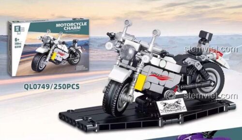 Hộp sản phẩm mô hình xe máy ZHEGAO QL0749