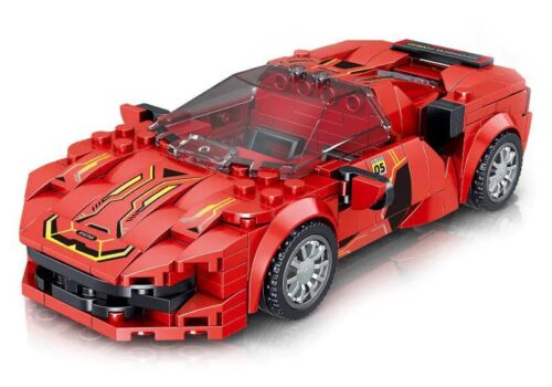 Siêu xe đua DN2000 màu đỏ ZHEGAO QL0753-4