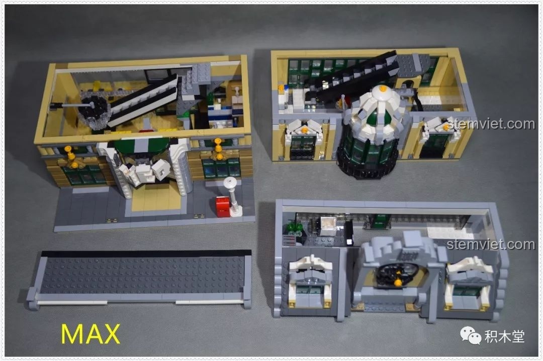 Mặt sau của bộ ZHEGAO QL0922 Trung tâm Thương mại Châu Âu.