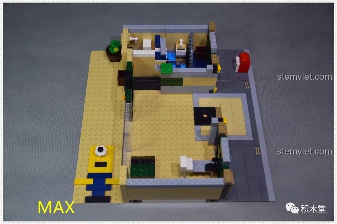 Trải nghiệm lắp ráp ZHEGAO QL0922 Trung tâm Thương mại Châu Âu, các mảnh ghép khít.