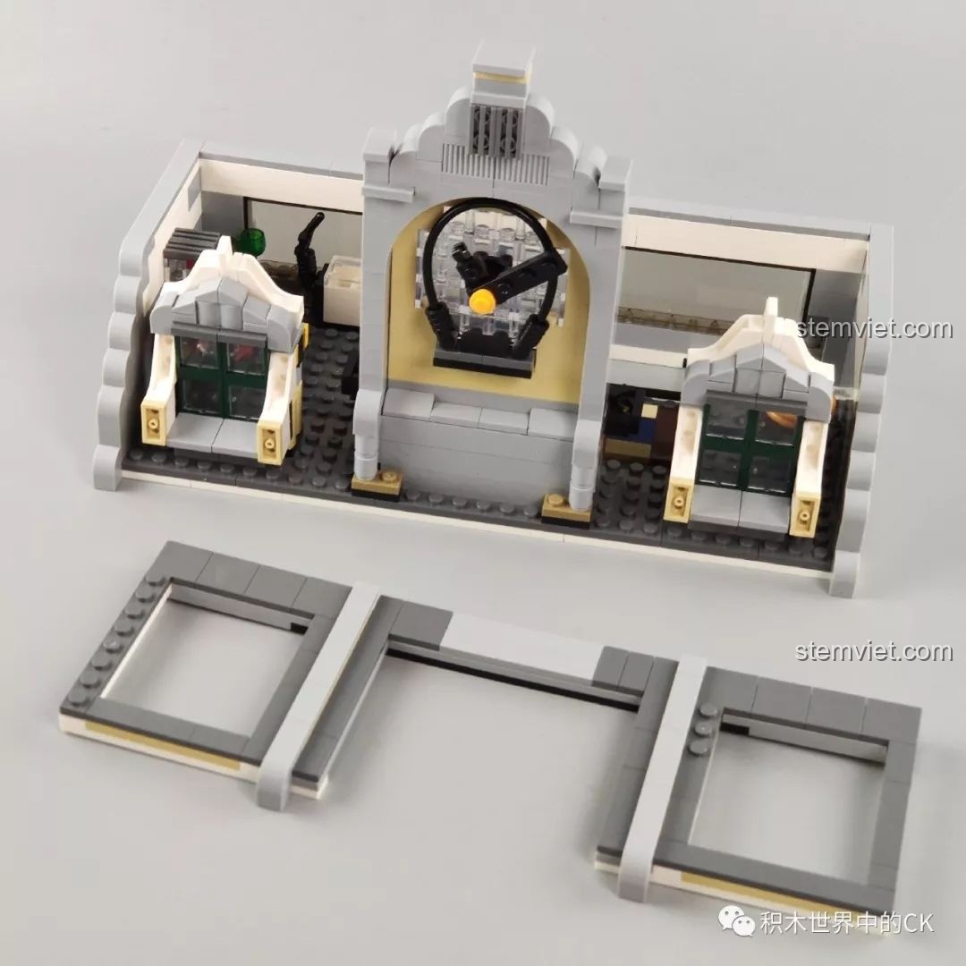 Chi tiết các cửa sổ xanh lá cây của ZHEGAO QL0922 Trung Tâm Thương Mại Châu Âu.