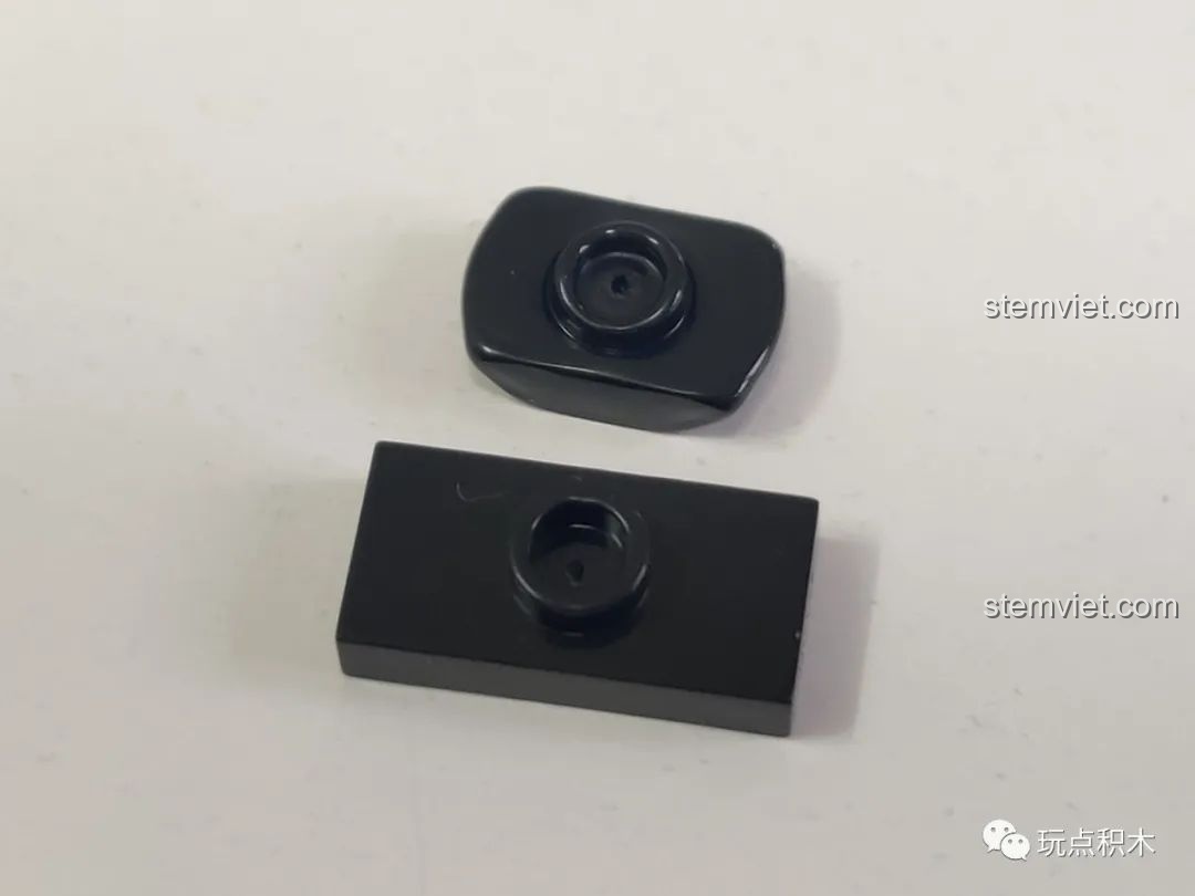 Một chi tiết gạch bị lỗi trong bộ Zhegao QL0937, một điểm cần lưu ý khi đánh giá chất lượng sản phẩm.