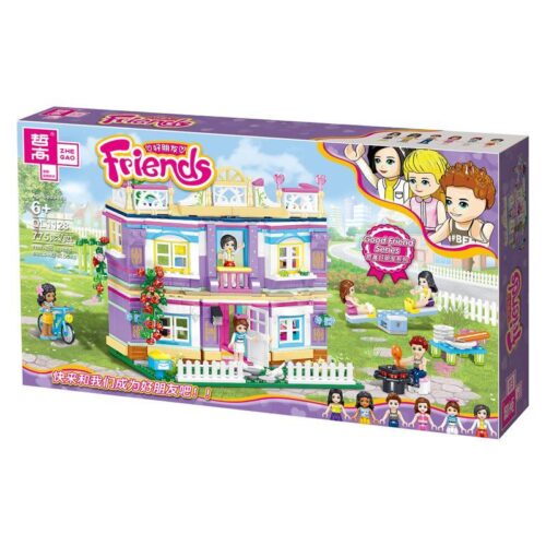 Hộp bộ lắp ghép Biệt thự của Millie Zhegao QL1128. Đồ chơi cho bé gái 6 tuổi, giá rẻ, chất lượng cao.