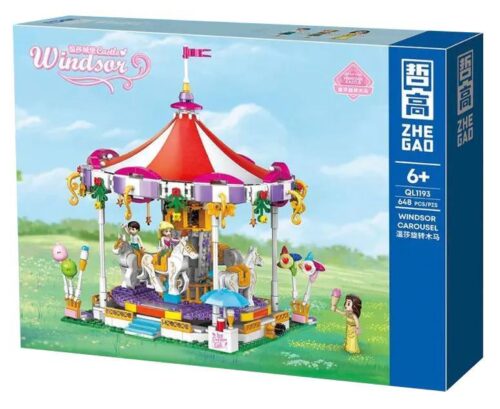 Hộp bộ đồ chơi Lâu Đài Windsor Cưỡi Ngựa Vui Vẻ ZHEGAO QL1193