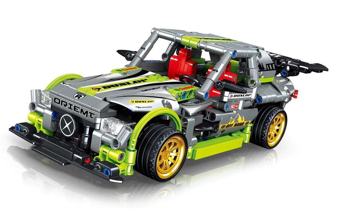 bộ lắp ráp Xe Đua Kỹ Thuật ZHEGAO QL1239, đồ chơi lắp ráp cho con trai 6 tuổi, mô hình xe đua tốc độ đỉnh cao giá tốt