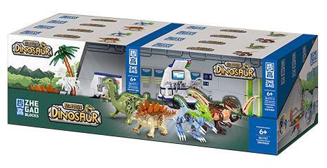 ZHEGAO QL1737 Khủng Long Tái hiện bộ lắp ghép 550 chi tiết