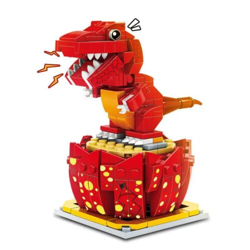 Khủng long Bạo Chúa Q-Bé Zhengbo 9006 bộ đồ chơi lắp ráp 208 chi tiết cho bé trai 6 tuổi