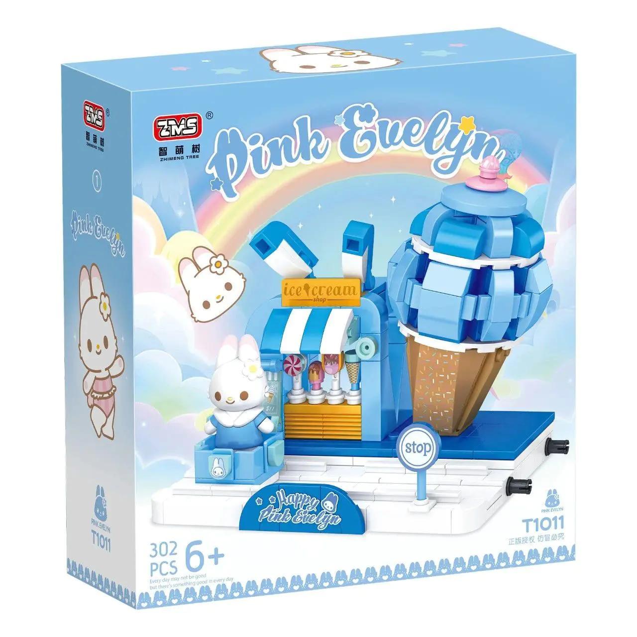 Bộ lắp ghép Cửa hàng Kem Hồng Evelyn Zhi Meng Shu T1011-1