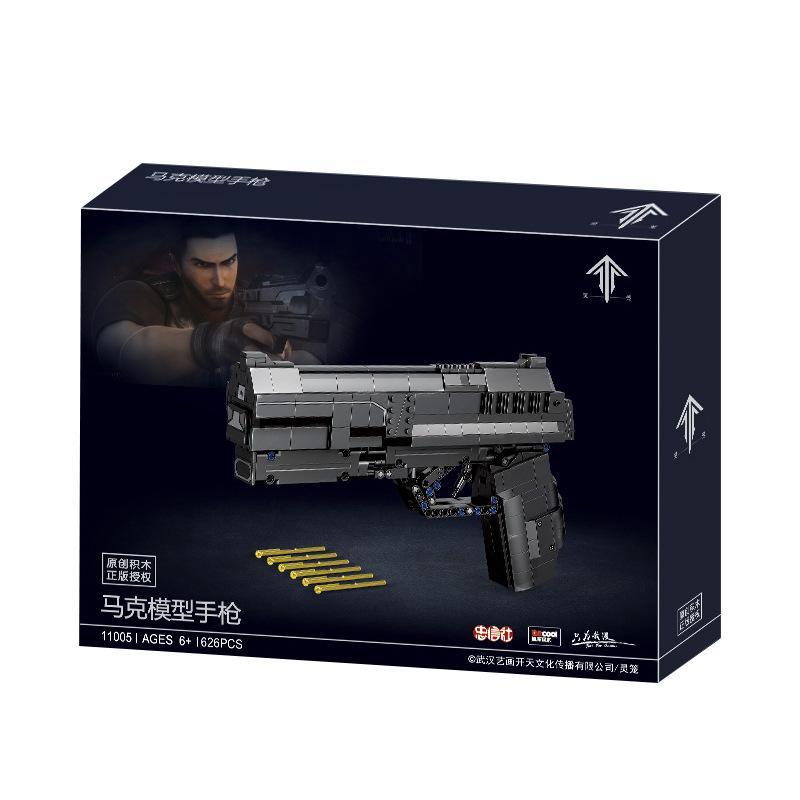 Bộ lắp ráp Zhongxin 11005 Mô hình Súng Lục Mark (Linh Lung) hộp sản phẩm chất lượng cao cho bé trai 6 tuổi giá tốt