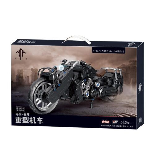 Bộ lắp ghép Mô tô hạng nặng Nhiễm Băng Zhongxin She 11007, đồ chơi mô hình xe máy chiến đấu Linh Lung cho bé trai 6 tuổi, giá tốt.