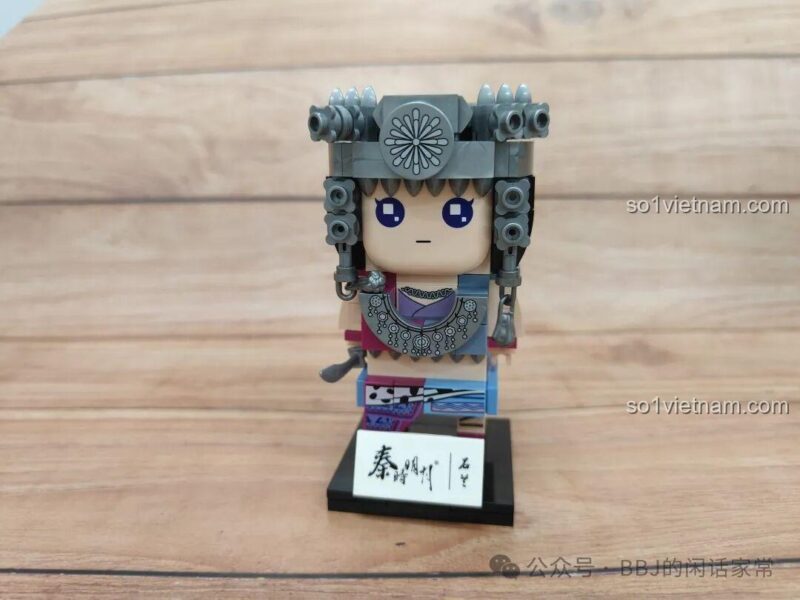 Zhongxin She 001, Mô hình Thạch Lan 1, bộ lắp ghép Tần Thời Minh Nguyệt, đồ chơi mô hình cho Con gái 6 tuổi, giá hời