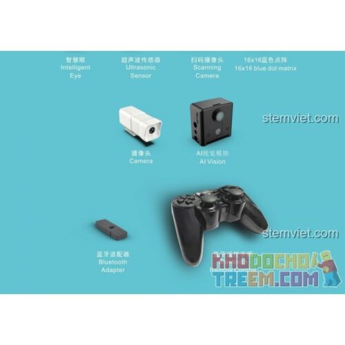 Hộp bộ lắp ráp ZMROBO JMC-NY-2106 Defender Wisekit Robot Giáo Dục, chất lượng cao, đáng tiền cho bé trai 6 tuổi
